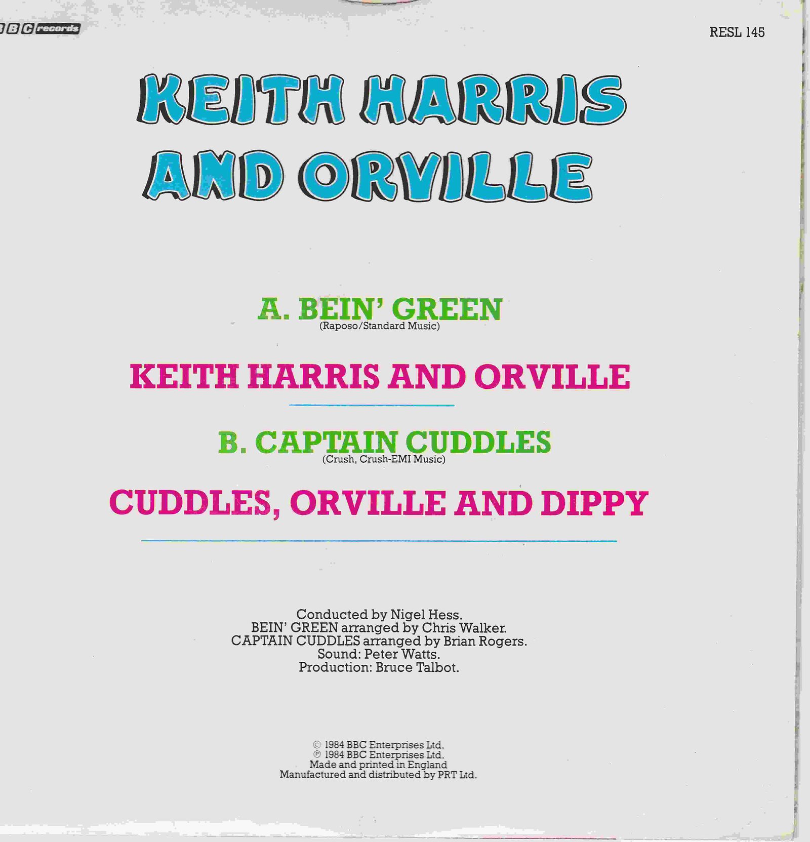 Back cover of RESL 145